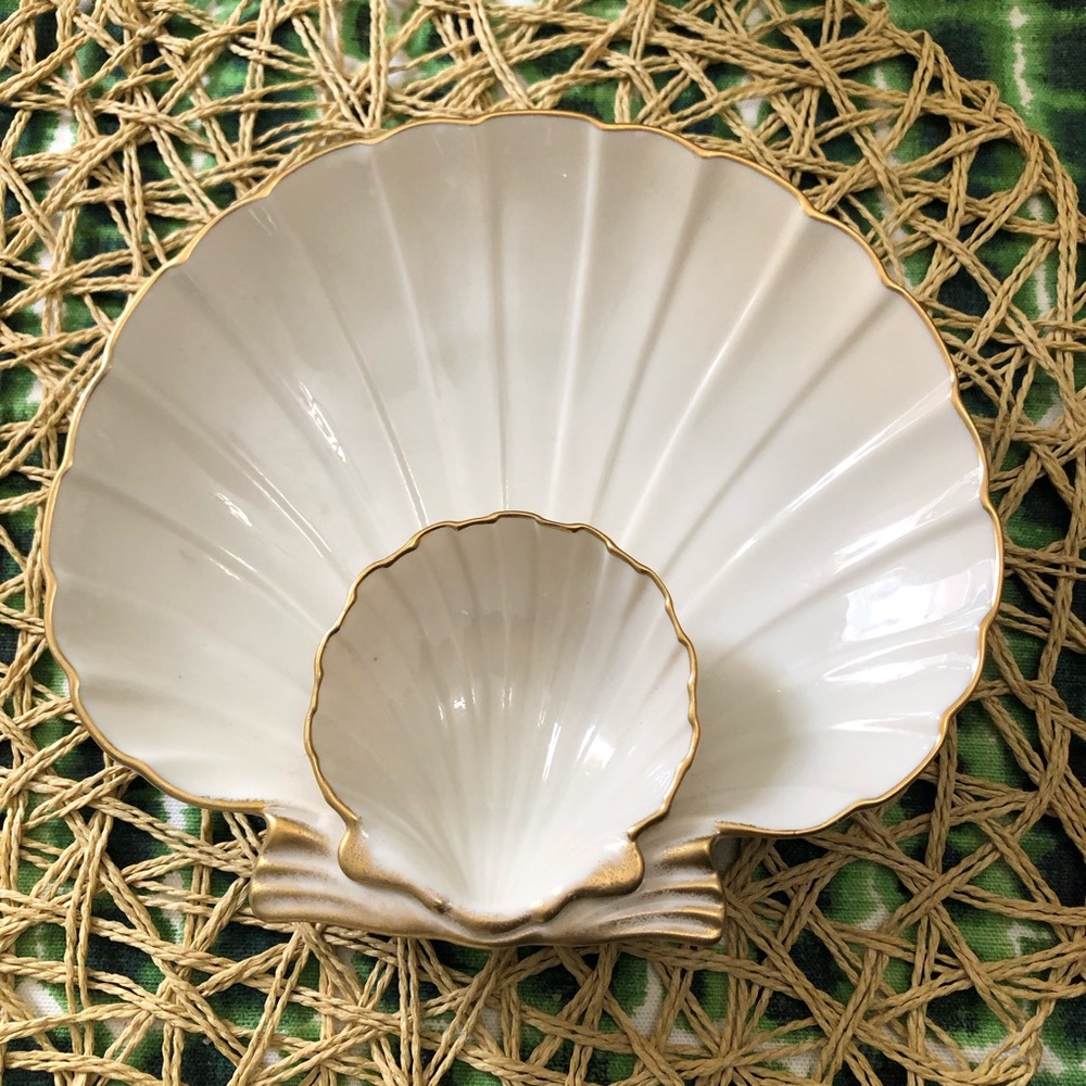 Lenox China Gold Rimmed Cream Dish